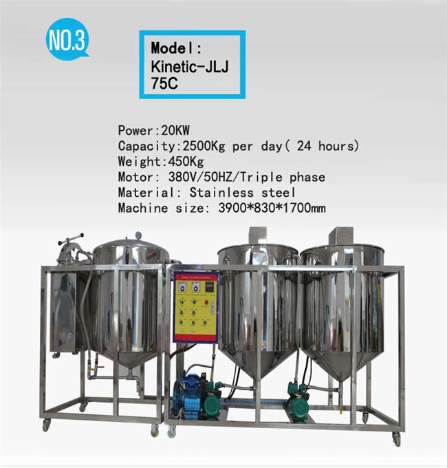 Made in China Coconut Oil Refinery Palm Kernel Oil Processing Machine
