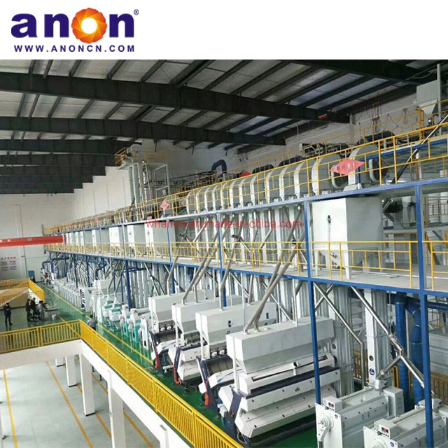 Anon 100tpd Rice Mill Equipment Full Set Rice Mill Plant