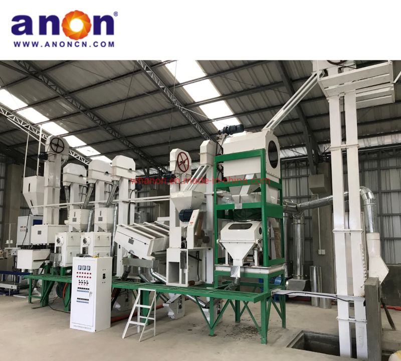 Anon Automatic 30-40 Tpd Complete Rice Mill Set