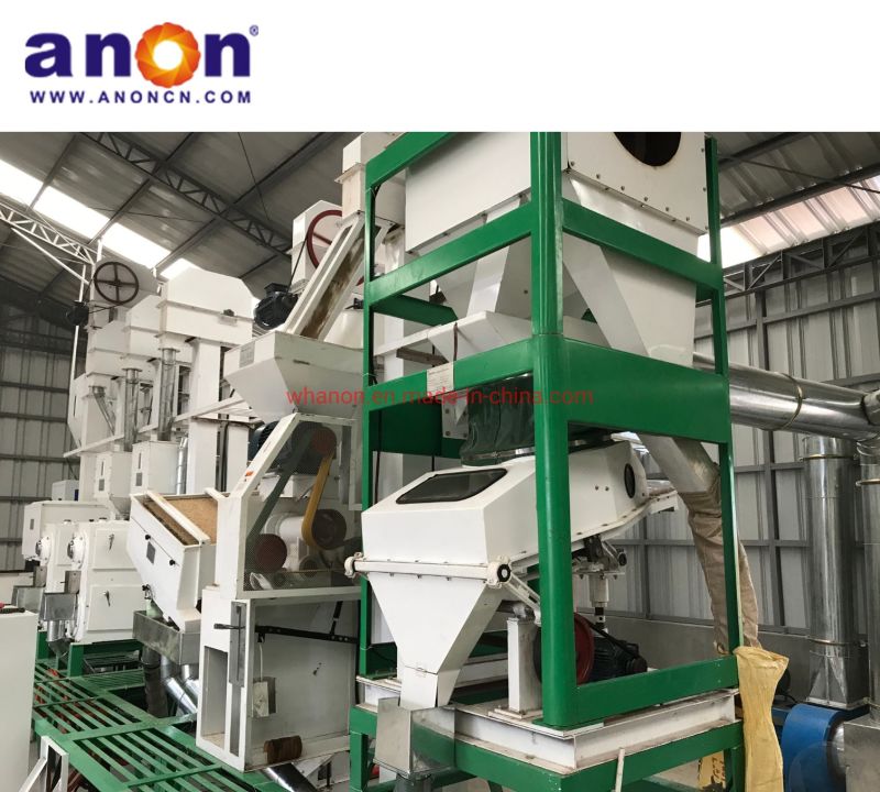 Anon Professional Manufacturer Automatic Rubber Roller Rice Mill