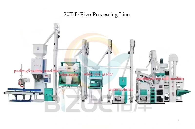 20tpd Combined Rice Miller with Rice Huller Price