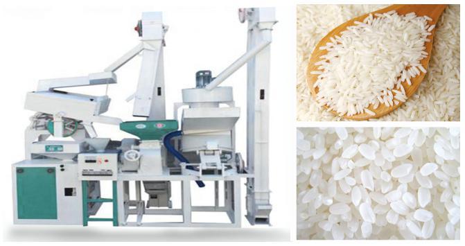 Rice Mill Machinery Price/ Combine Rice Milling Equipment with Rice Roller