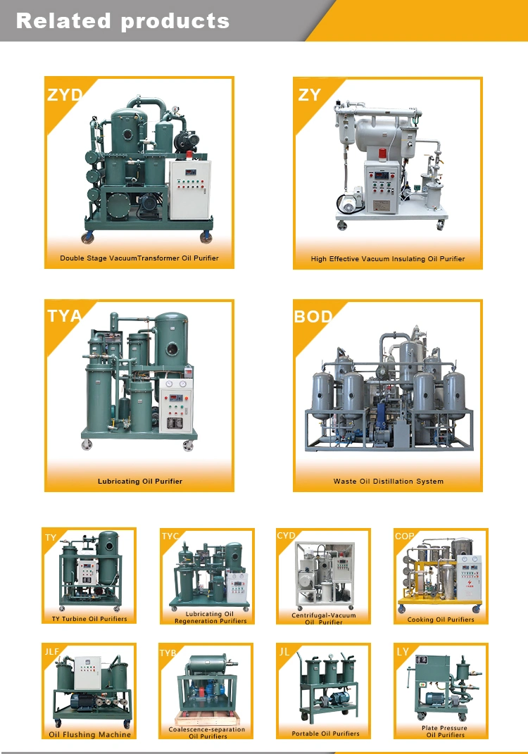 Used Mechanical Oil Filtration Machine, Industrial Hydraulic Oil Purifier