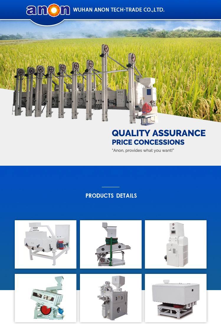Anon Paddy Processing Fully Automatic Rice Mill Plant Price Mini Rice Mill