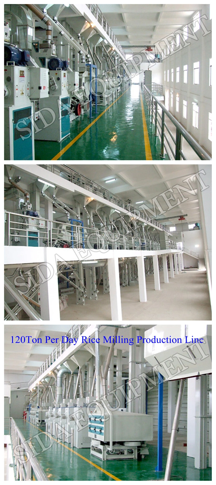 Industry Fully Auto Rice Mill Machine of 100tpd