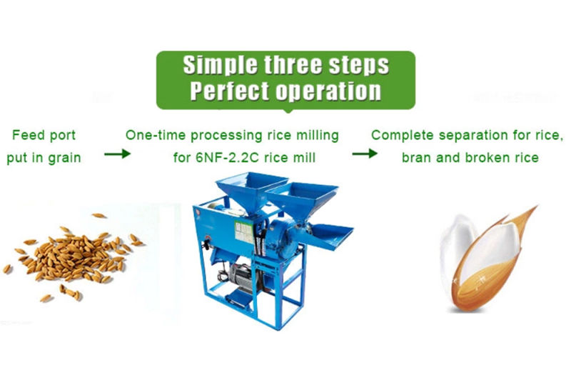 Mini Paddy Rice Milling Husk Grinder Rice Mill Machine