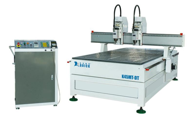 Professional Low Cost CNC 1325 2 Heads Engraving CNC Router Machine