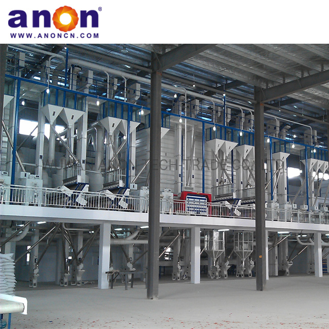 Anon 40-50tpd The Price of Rice Mill Rice Milling Machine