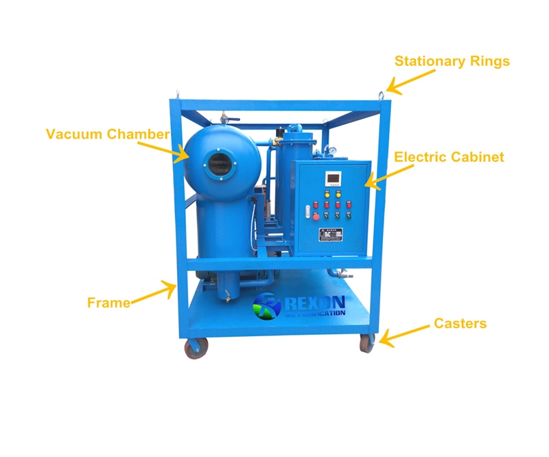 Vacuum Lubricating Oil Purifier Lube Hydraulic Oil Filtration Machine