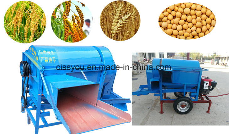 Chinese Rice Thresher Wheat Rice Wheat Huller Threshing Machine