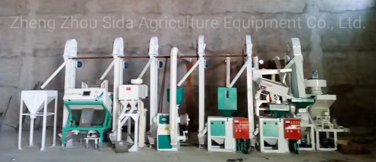 1 Ton Rice Mill Machine Auto Paddy Husker Rice Milling Machine