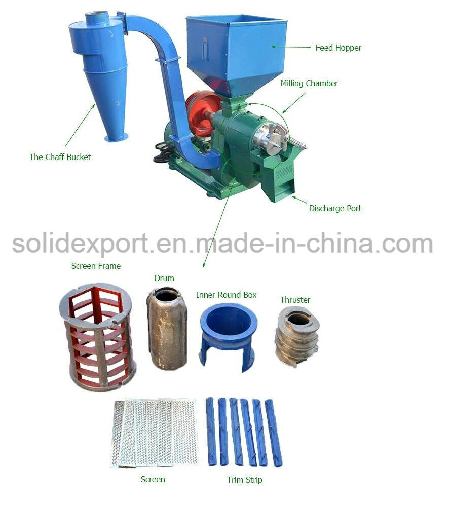 Automatic Paddy Husk Dehuller, Paddy Rice Huller Machine, Paddy Rice Mill for Sale