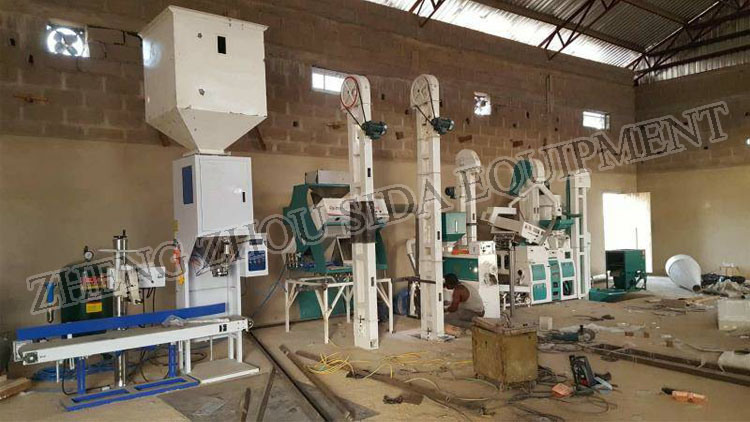 1tph Complete Rice Mill Sets Rice Mill Spare Parts