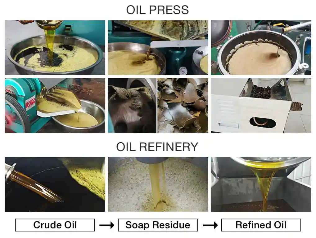 High Yield Mustard Coconut Oil Mill/Oil Expeller Palm Oil Processing Machine in Nigeria