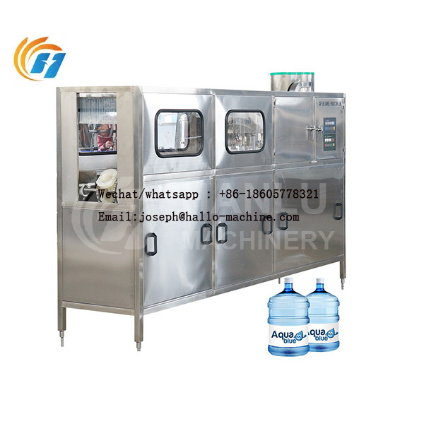 Full Automatic Wash-Fill-Cap Machine for 5 Gallon Plastic Bottle