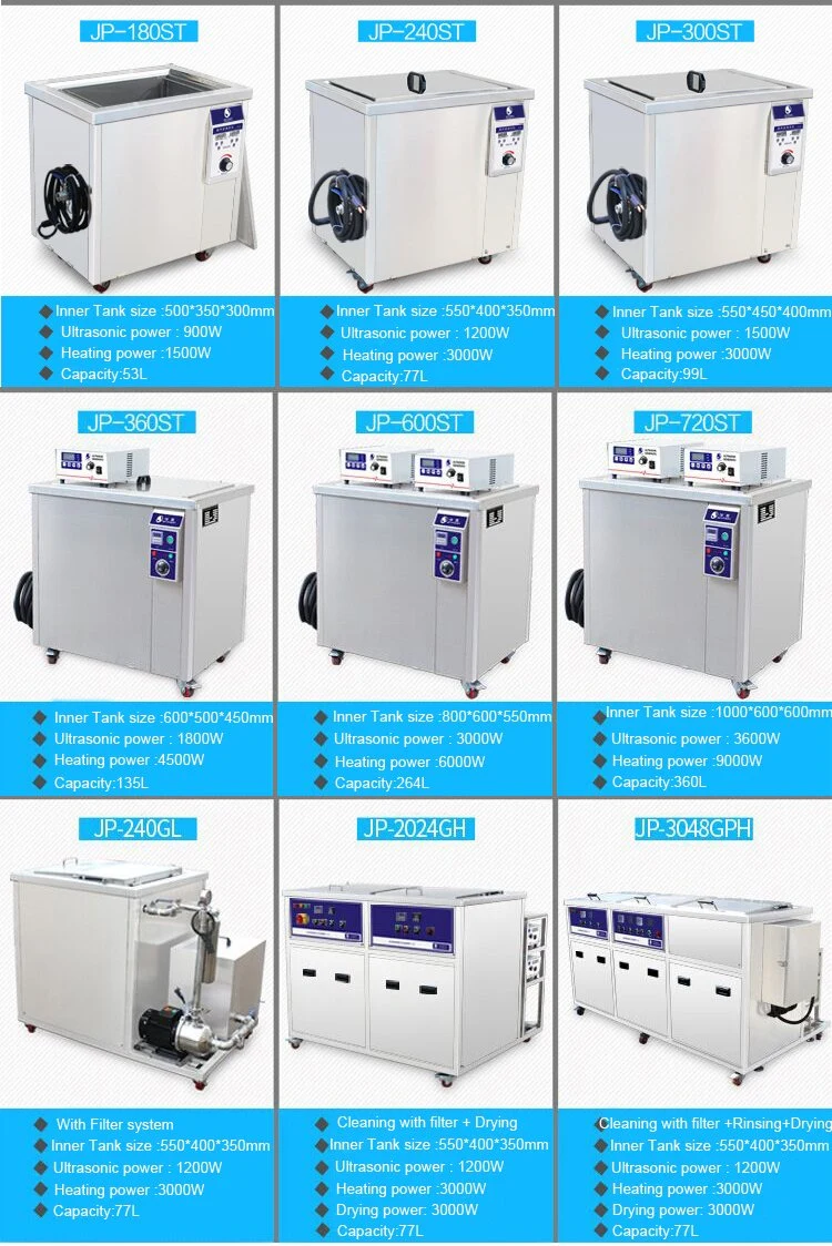 Multi Stage/Tank/Chamber Industrial Ultrasonic Cleaner/Cleaning System/Cleaning Machine for Metal Parts Washing