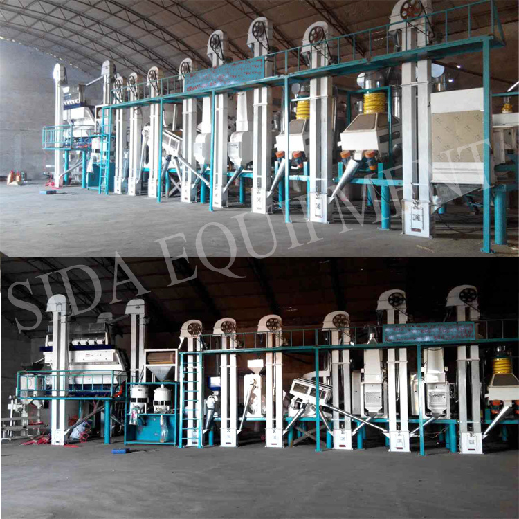 30 Ton Parboiled Rice Machines in Rice Mill for Sale