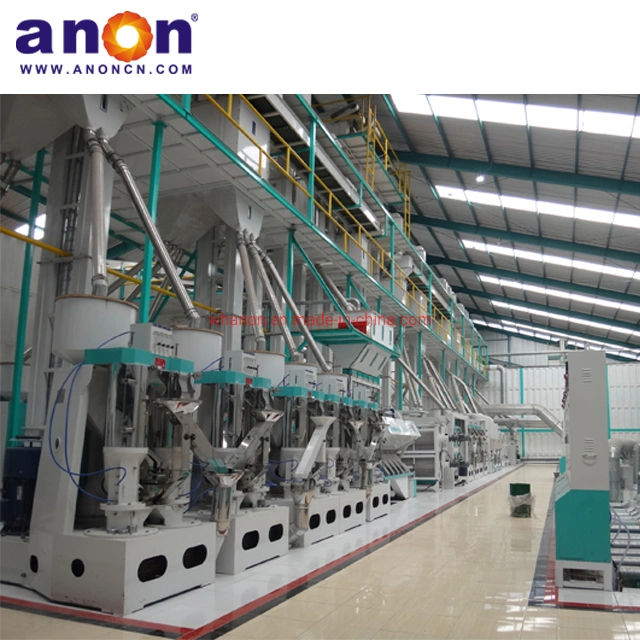 Anon 100t Parboiled Top Quality Automatic Rice Mill Processing Machine
