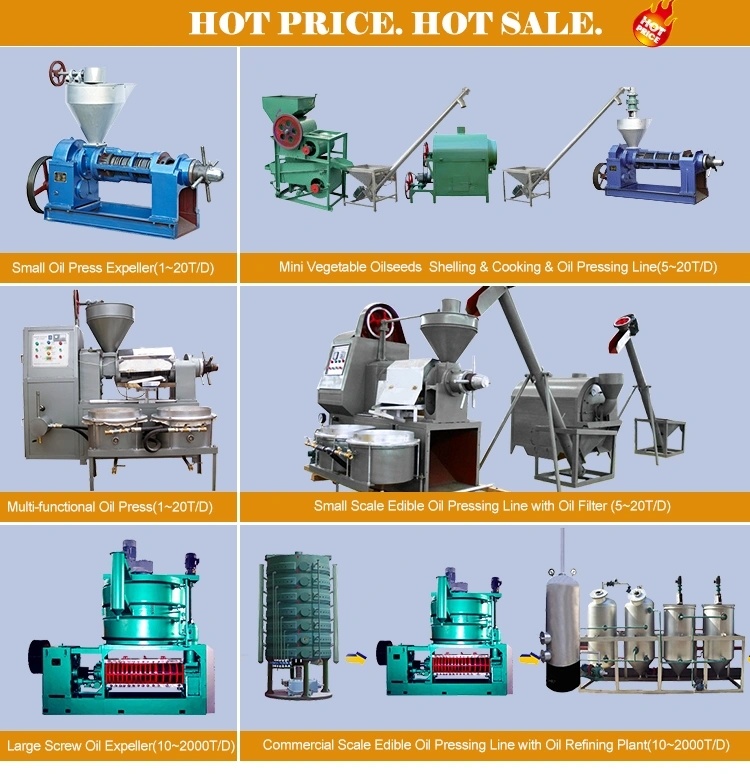 Automatic Oil Press 10tpd Oil Press Milling Oil Expeller