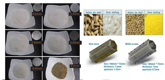 Mini Rice Mill Combined with Grain Grinder for Home Using