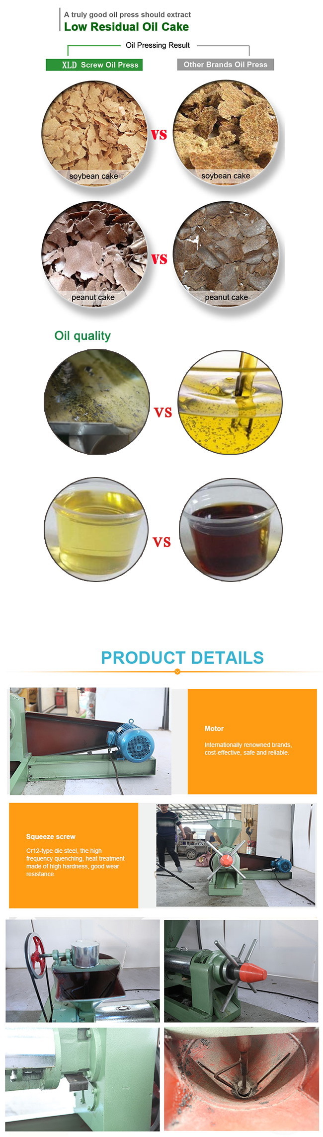 Sunflower Oil Extraction Machine Animal Fat Oil Extraction