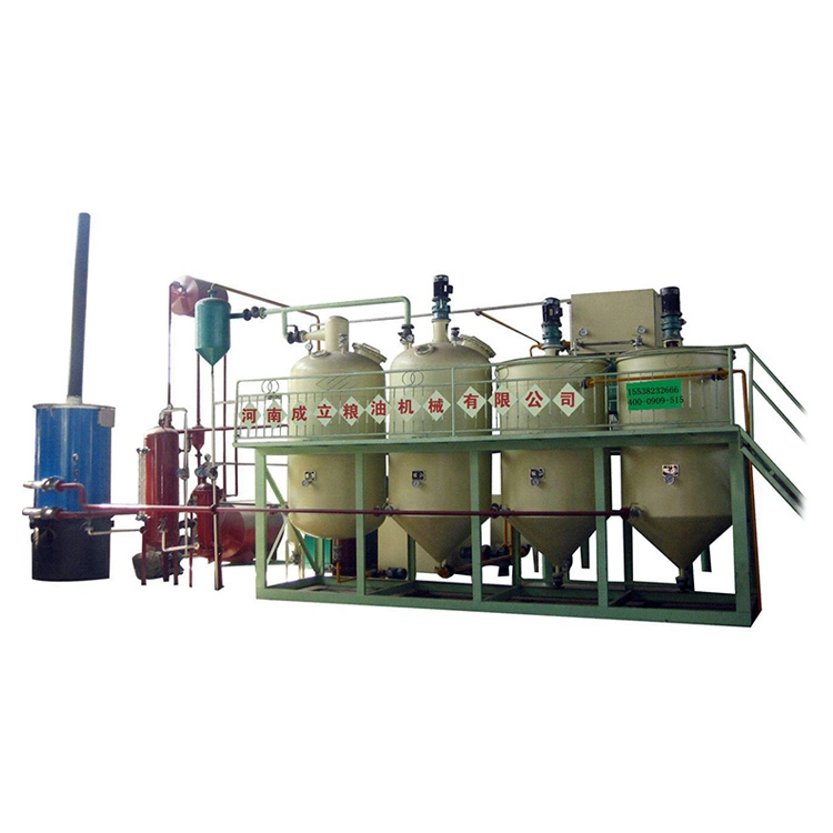 Crude Edible Coconut Palm Oil Processing Extracting Oil Refinery Plant