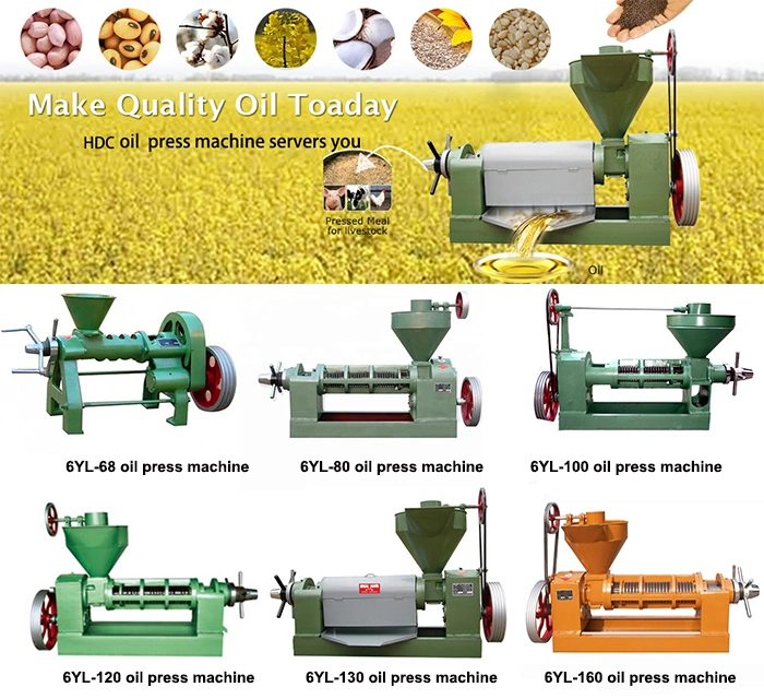Made in China Coconut Oil Press Machine and Soybean Rapeseed Oil Press Machine