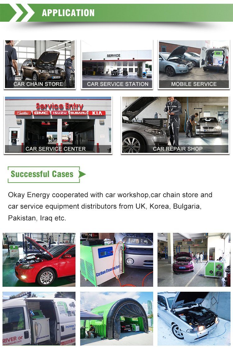 Hho Generator Mobile Service Auto Engine Hho Carbon Cleaner Machine