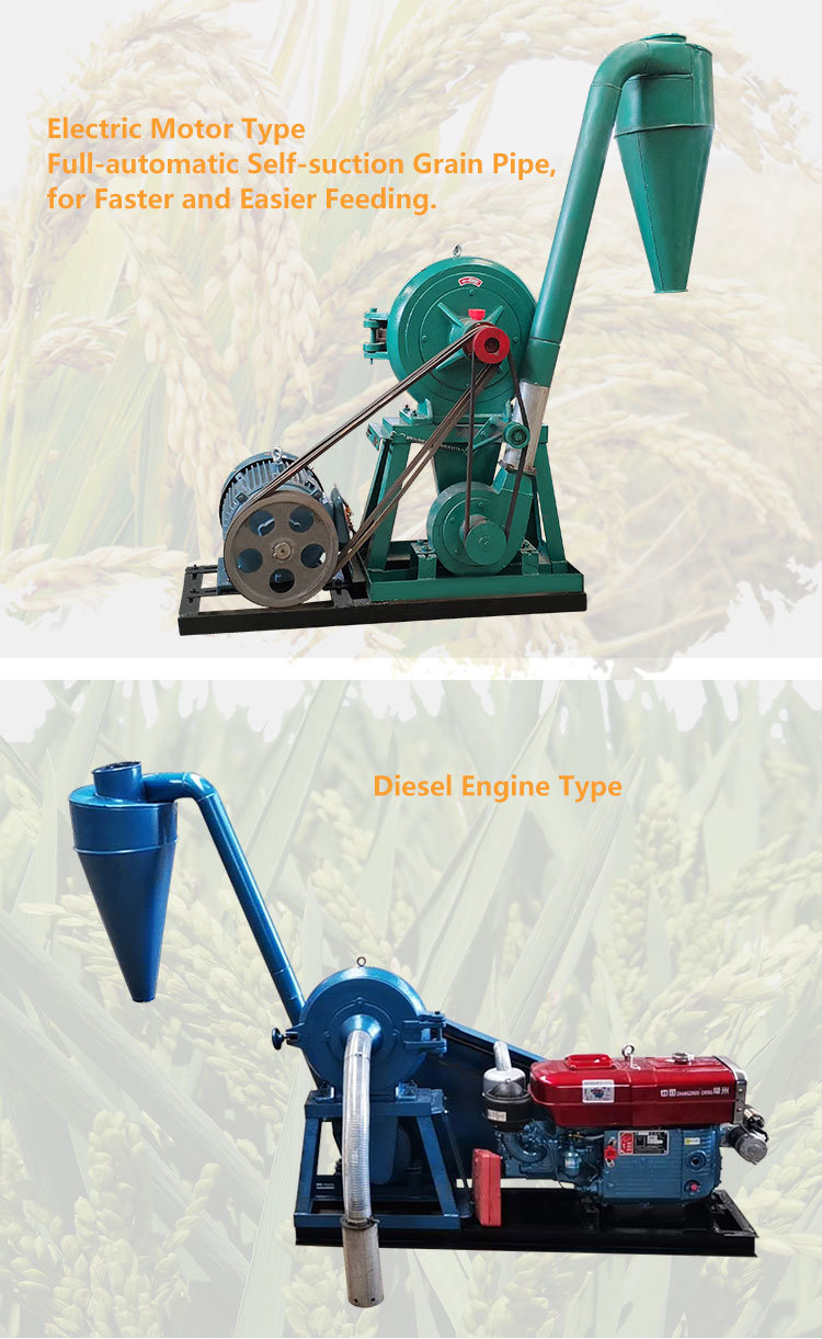 Agriculture Rice Milling Corn Grinder Maize Wheat Flour Grinding Mill