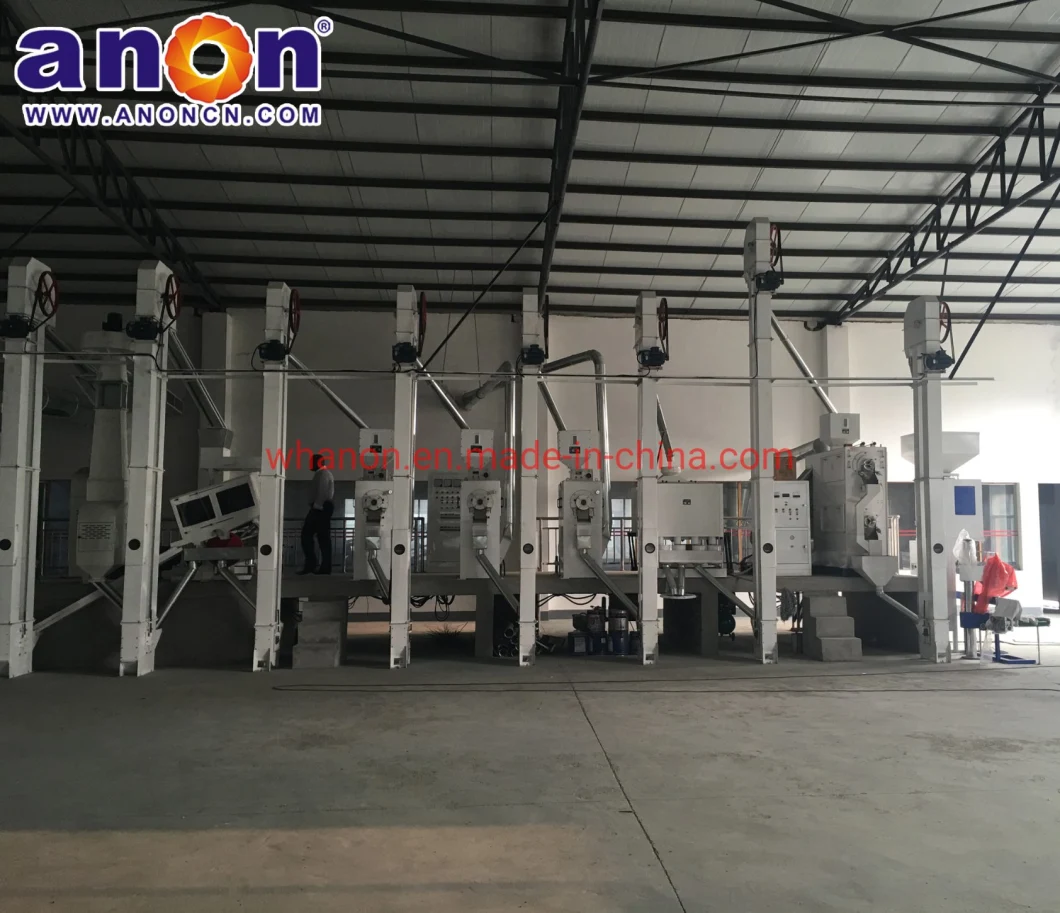 Anon Modern 50-60 Tons Rice Mill Paddy Rice Processing Machine
