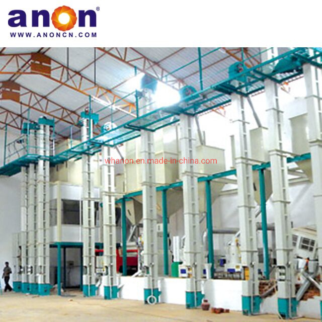 Anon 100t Parboiled Professional Manufacturer Automatic Rubber Roller Rice Mill