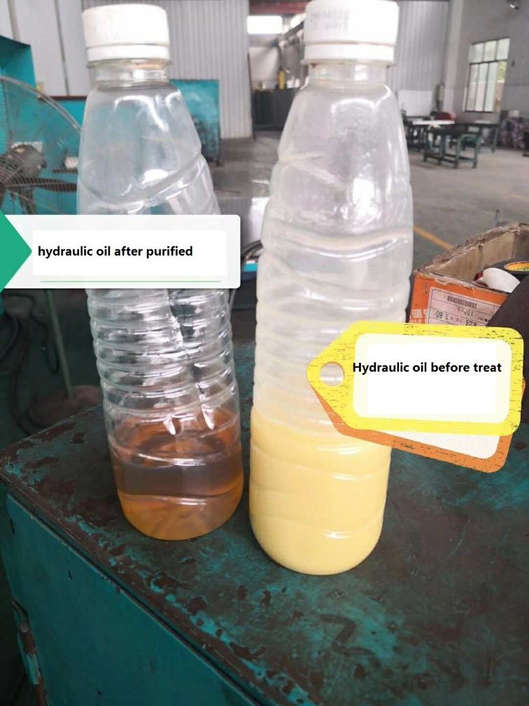 Hydraulic Oil Filtration System Lubricating Oil Purifier