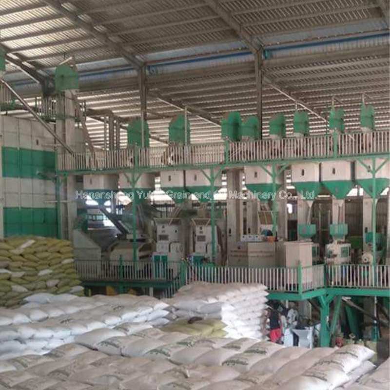 Combined Mini Rice 10tpd 20tpd 30tpd 50tpd 60tpd Mill and Flour Mill