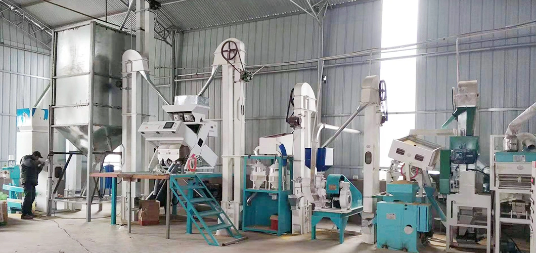 Auto Rice Mill in Bangladesh 20 Ton Rice Milling Machine