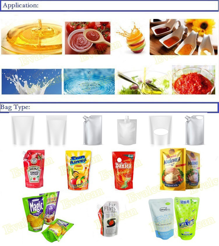 Automatic Olive Oil, Coconut Oil Pouch Rotary Packing Machine