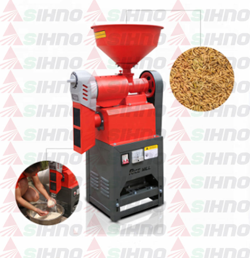 Portable Brown Paddy Rice Mill Tractor Machine