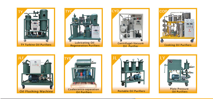 Hydraulic Oil Filtration Machine for Emulsified Oil Clean Purifier