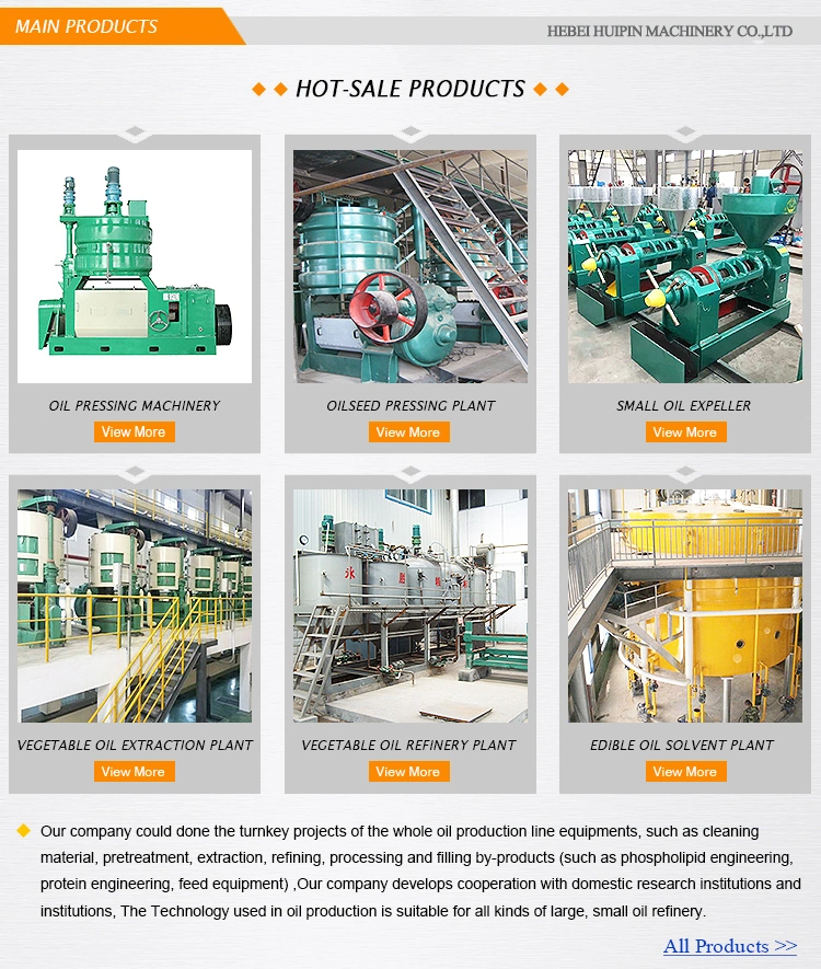 Sunflower Peanut Rapeseed Oil Press Extraction Production Line