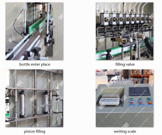 Automatic Linear Type Olive / Vegetable Oil Bottling Machine