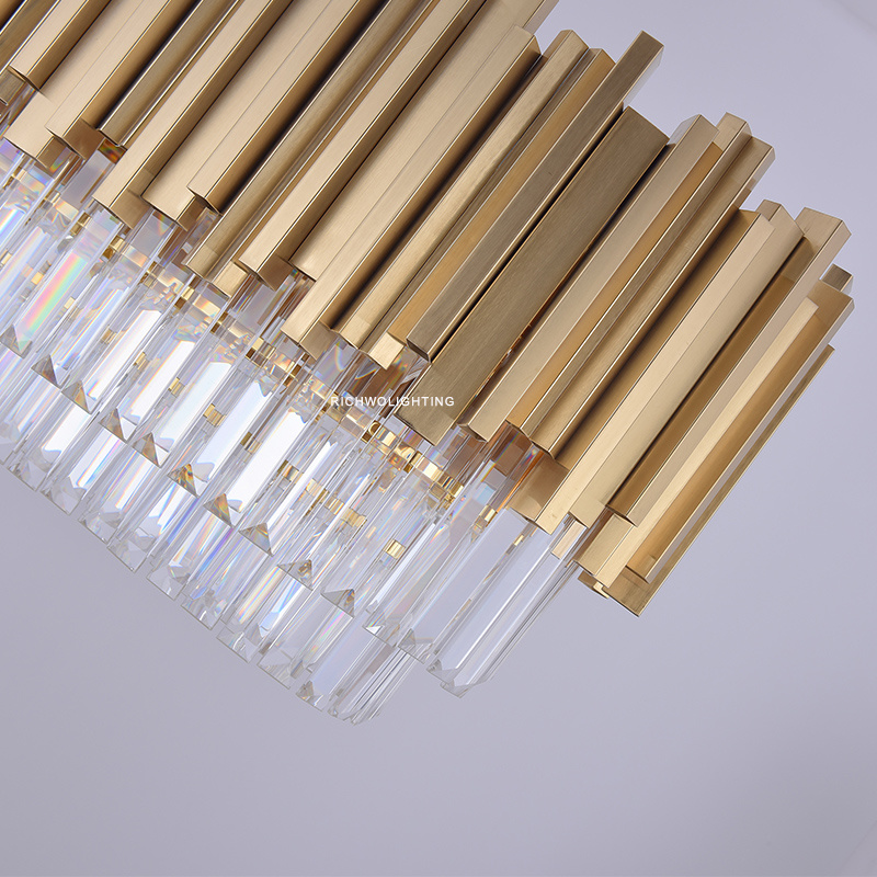 Modern Glass Pendant Light Decorative Hanging Pendant Light Crystal Modern Chandelier Lighting