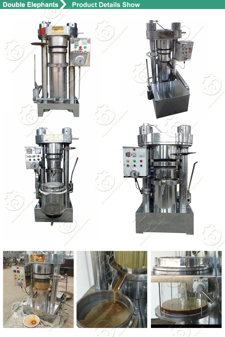 Hydraulic Almond Avocado Oil Press Home Olive Oil Extraction Machine