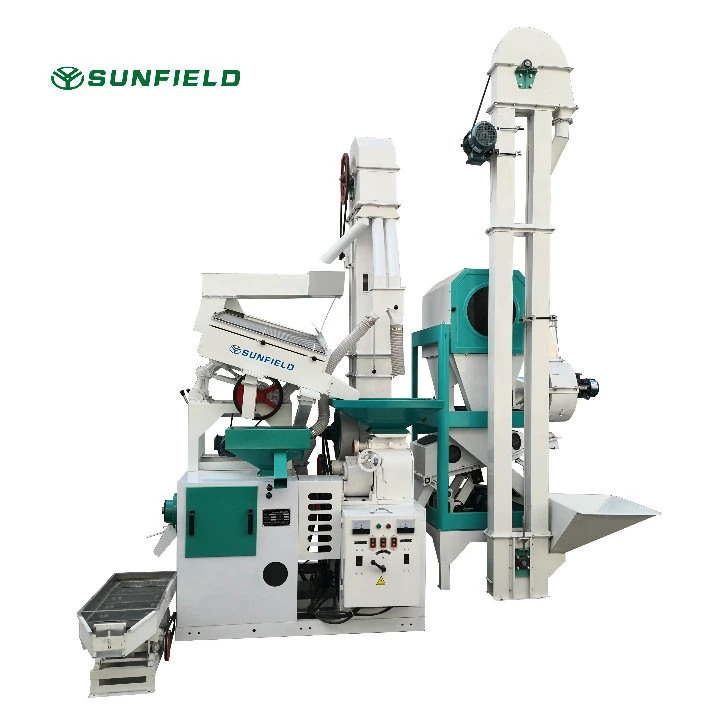 20 Tons/Day Combine Rice Mill Machine Price with Rice Polisher