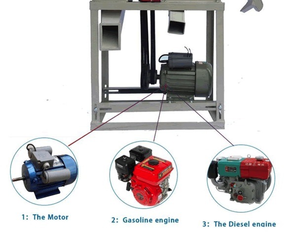 Mini Rice Mill Combined with Grain Grinder for Home Using
