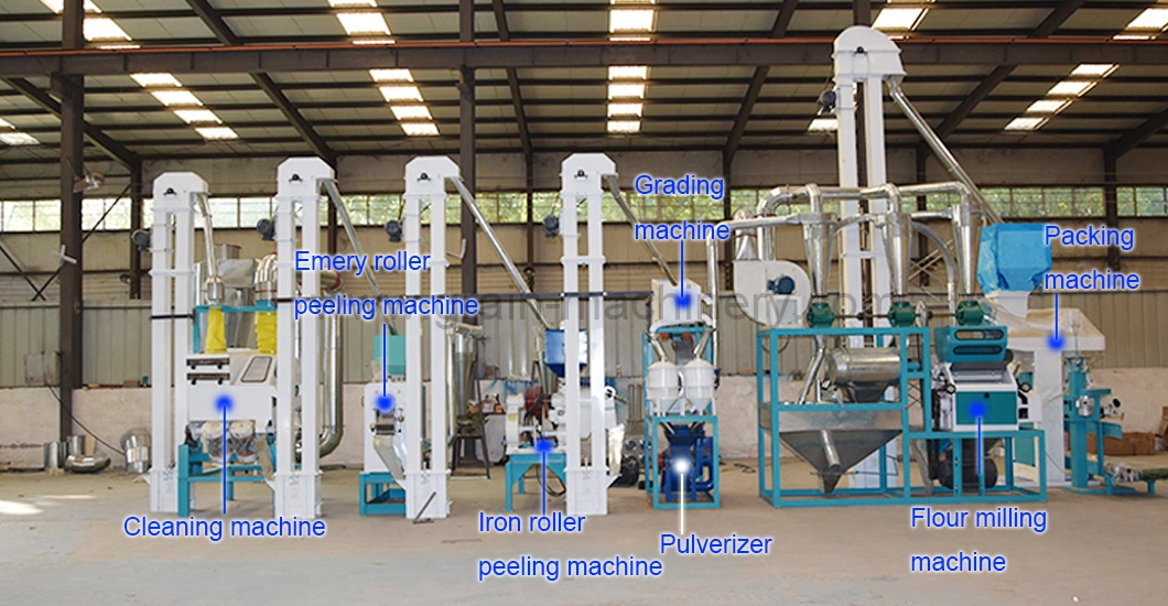 Pulverizer Flour Mill Rice Maize Flour Mill Machinery Prices