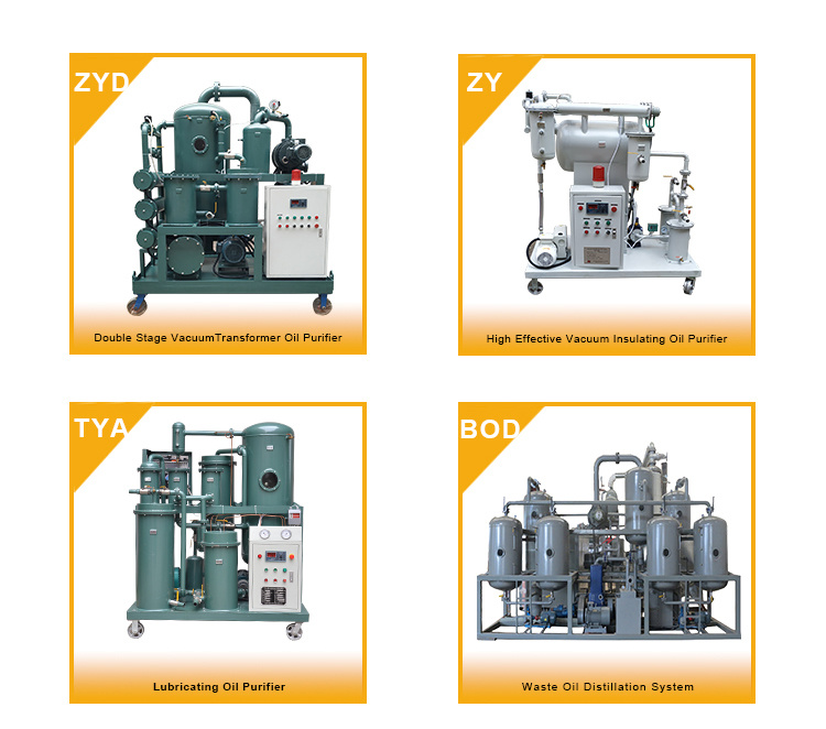 Machine Oil Purifier Hydraulic Fluid Filtration Equipment