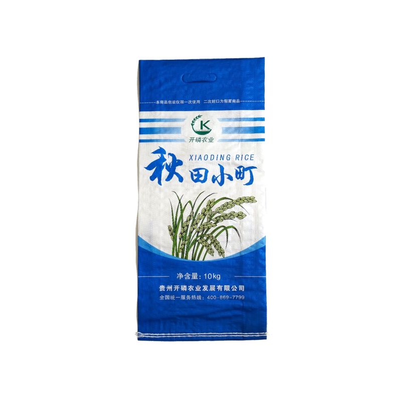 White PP Woven Flour Wheat Rice Grain Packaging Bag Sack