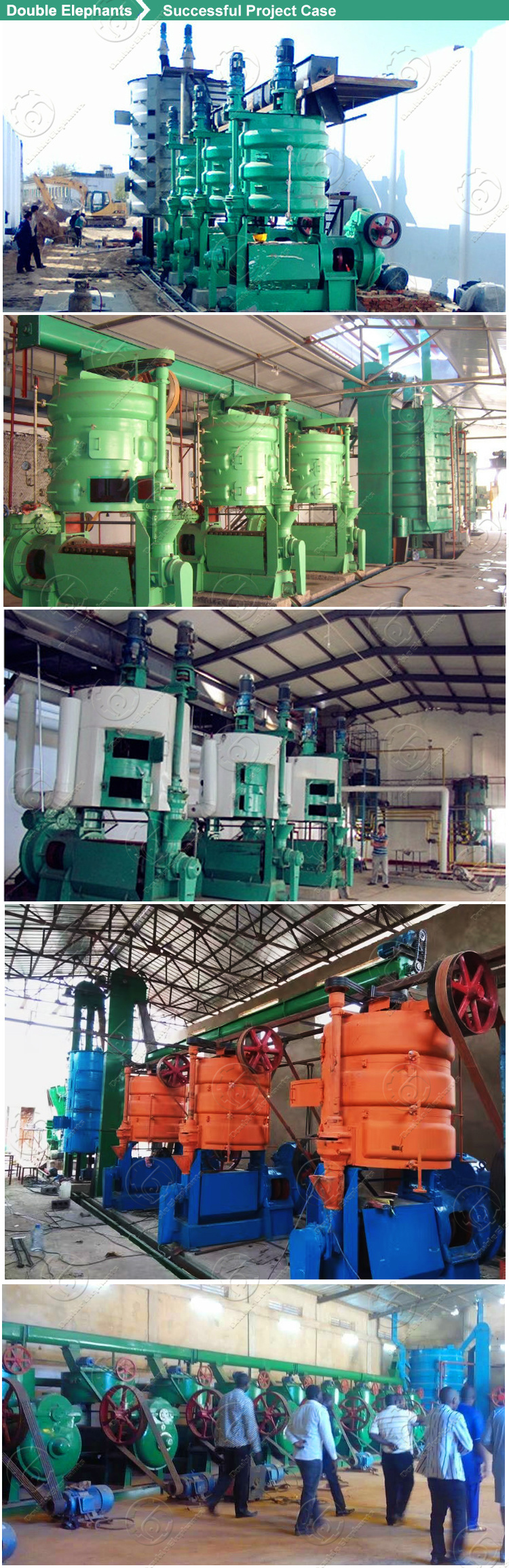 Castor Sunflower Oil Extraction Machine Coconut Oil Production Line