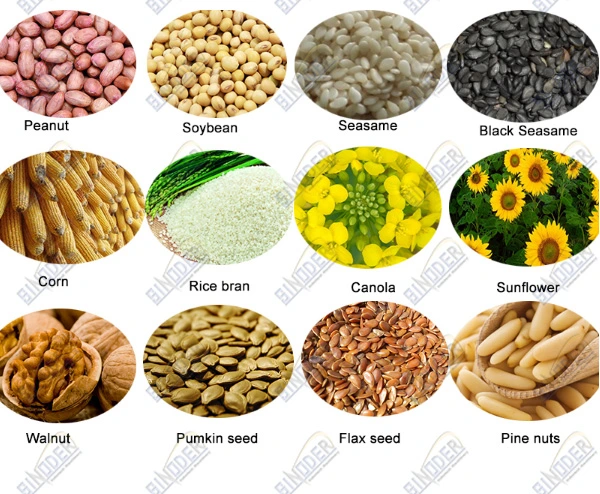 Sesame Seeds Oil Press Machine and Soybean Mill Machine Cold Oil Press