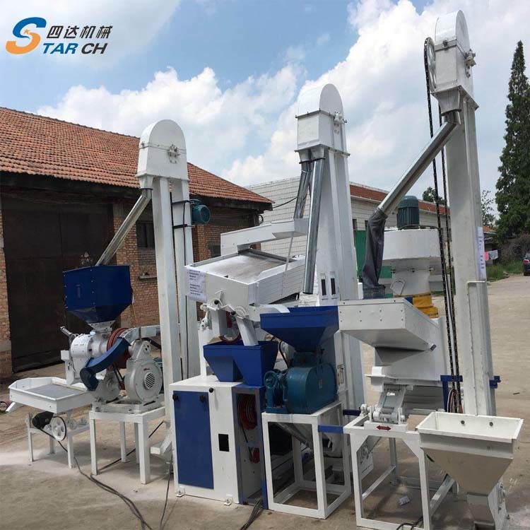 Small Combined 10tpd Auto Rice Mill Rice Milling Machine