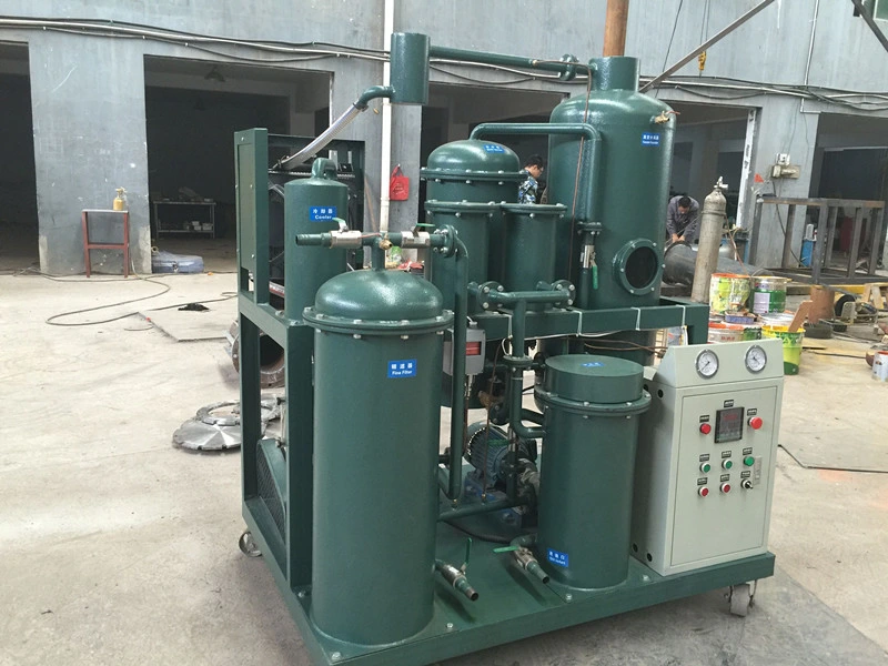 Degasification Dehydration Filtration Lubricating Oil Hydraulic Oil Purification Machine (TYA-300)